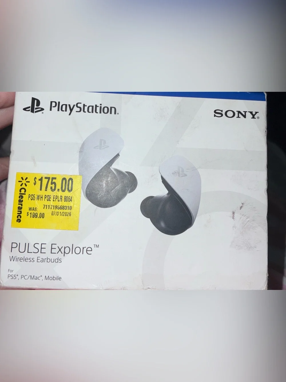 Sony PULSE Explore Wireless Earbuds — White and Black •sealed unopened box•